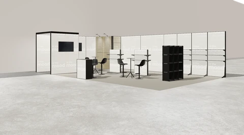 Stoisko w systemie M100 LED