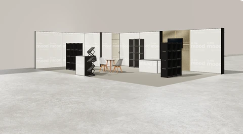 Stoisko w systemie M100 LED