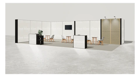 Stoisko w systemie M100 LED