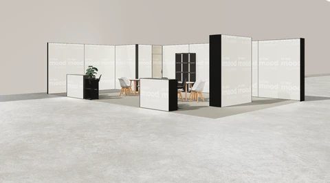 Stoisko w systemie M100 LED