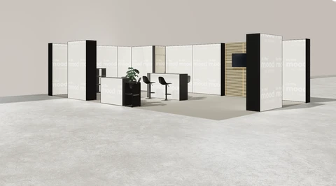 Stoisko w systemie M100 LED