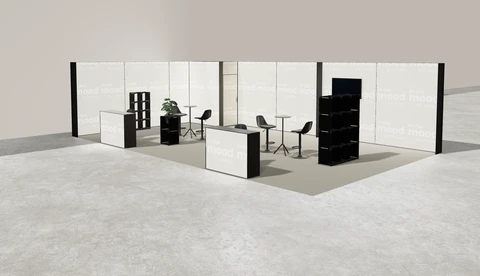 Stoisko w systemie M100 LED