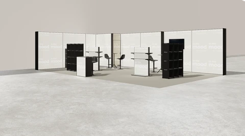 Stoisko w systemie M100 LED