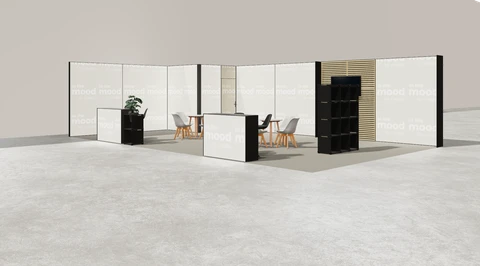 Stoisko w systemie M100 LED
