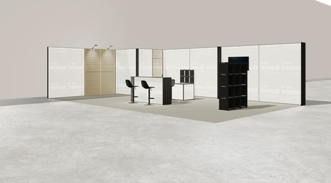 Stoisko w systemie M100 LED