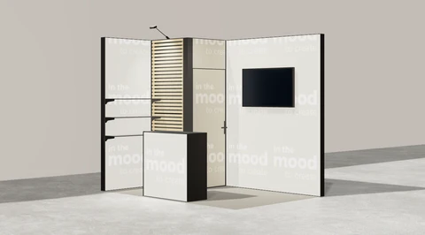 Stoisko w systemie M100 LED