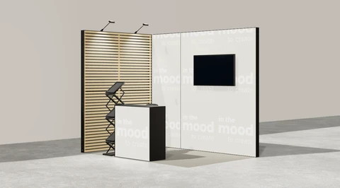 Stoisko w systemie M100 LED