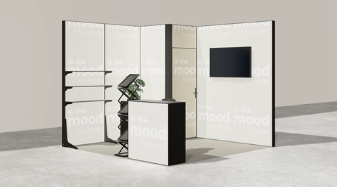 Stoisko w systemie M100 LED