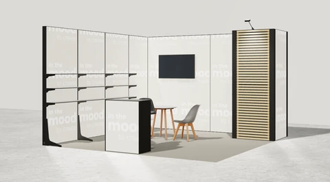 Stoisko w systemie M100 LED