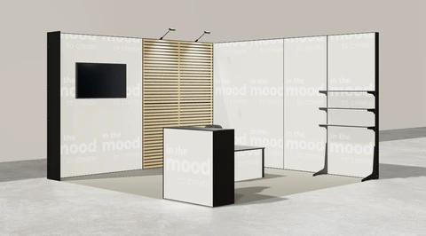 Stoisko w systemie M100 LED