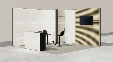 Stoisko w systemie M100 LED