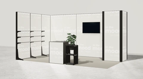 Stoisko w systemie M100 LED