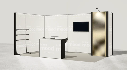 Stoisko w systemie M100 LED