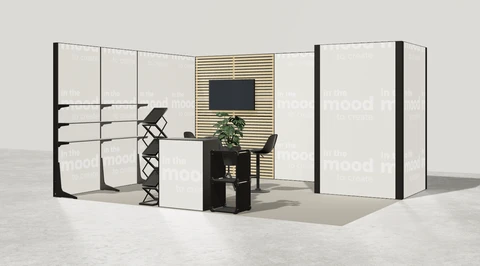 Stoisko w systemie M100 LED
