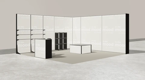 Stoisko w systemie M100 LED