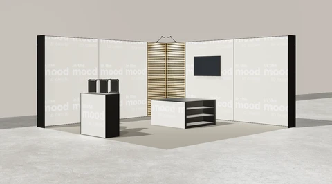 Stoisko w systemie M100 LED