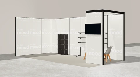 Stoisko w systemie M100 LED