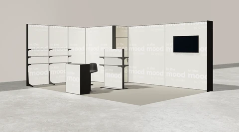 Stoisko w systemie M100 LED