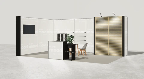 Stoisko w systemie M100 LED