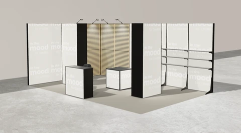 Stoisko w systemie M100 LED
