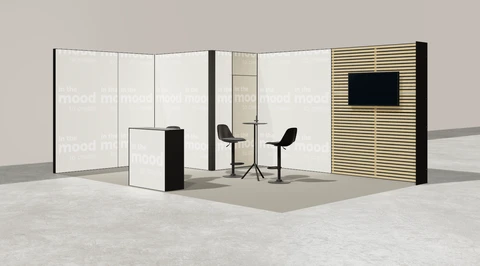 Stoisko w systemie M100 LED