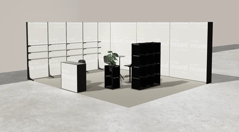 Stoisko w systemie M100 LED