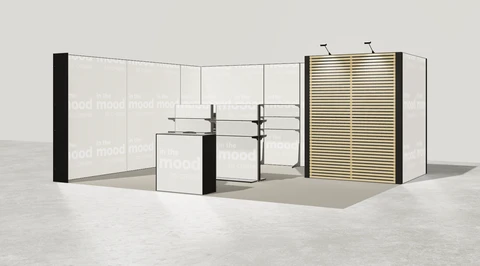 Stoisko w systemie M100 LED
