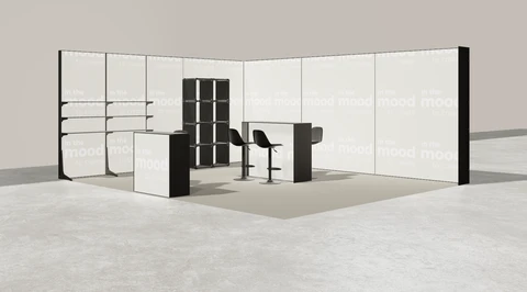 Stoisko w systemie M100 LED