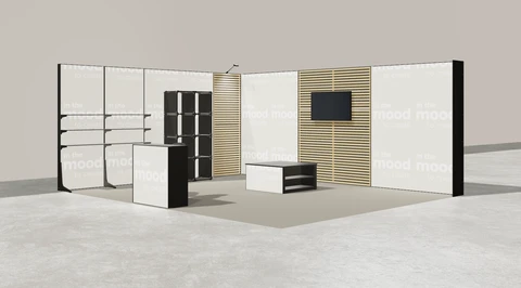 Stoisko w systemie M100 LED
