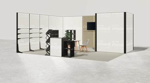 Stoisko w systemie M100 LED