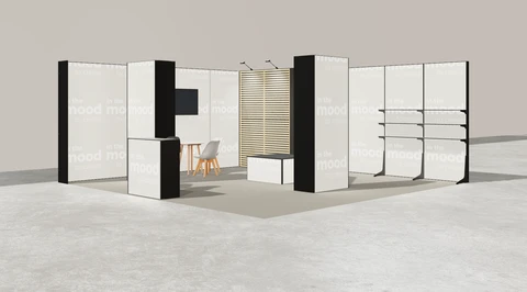 Stoisko w systemie M100 LED