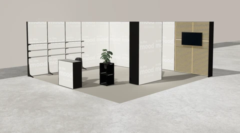 Stoisko w systemie M100 LED