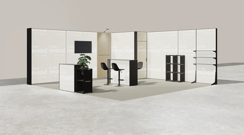 Stoisko w systemie M100 LED