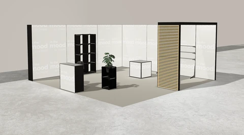 Stoisko w systemie M100 LED