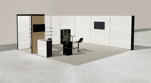Stoisko w systemie M100 LED