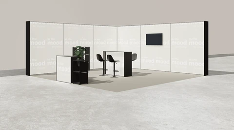 Stoisko w systemie M100 LED