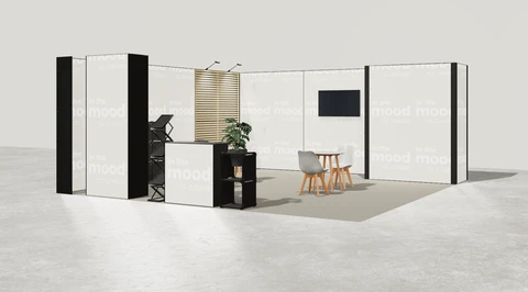 Stoisko w systemie M100 LED