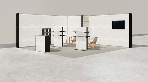 Stoisko w systemie M100 LED