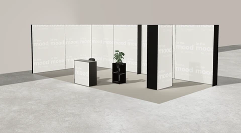 Stoisko w systemie M100 LED