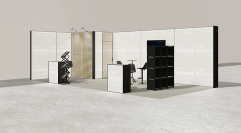 Stoisko w systemie M100 LED
