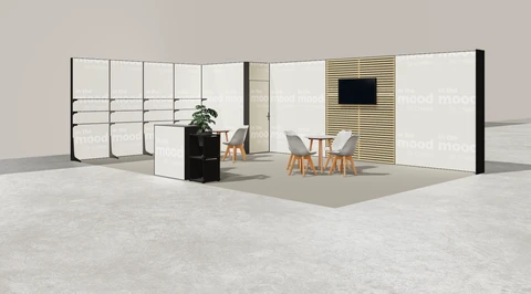 Stoisko w systemie M100 LED