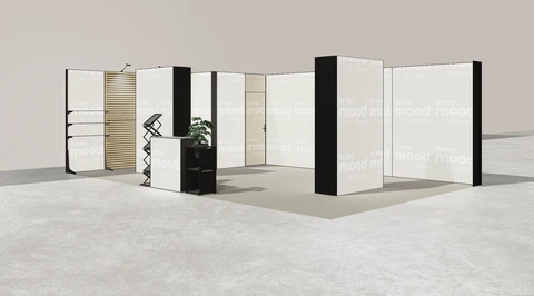 Stoisko w systemie M100 LED