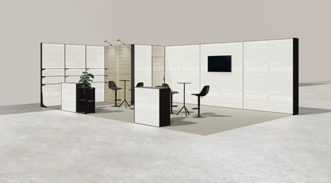 Stoisko w systemie M100 LED