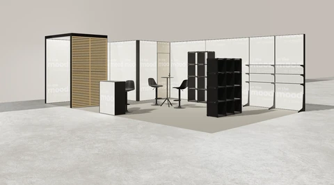 Stoisko w systemie M100 LED