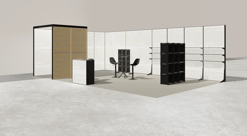 Stoisko w systemie M100 LED