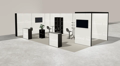 Stoisko w systemie M100 LED