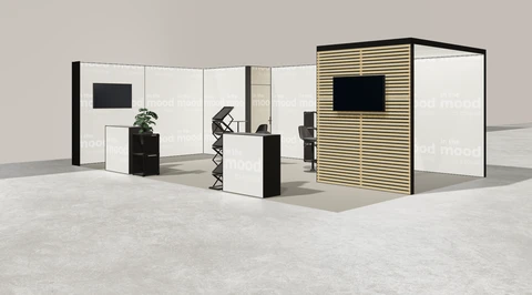 Stoisko w systemie M100 LED
