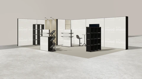 Stoisko w systemie M100 LED