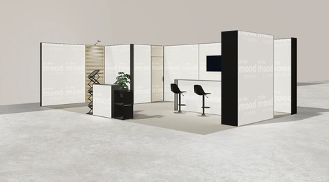 Stoisko w systemie M100 LED