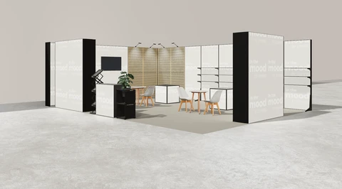 Stoisko w systemie M100 LED